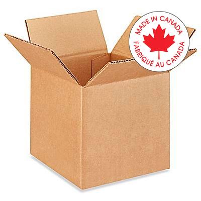 Box-Shipping, Corrugated 6 X 6 X 6"H, Kraft 25/Pack - SHIC355490
