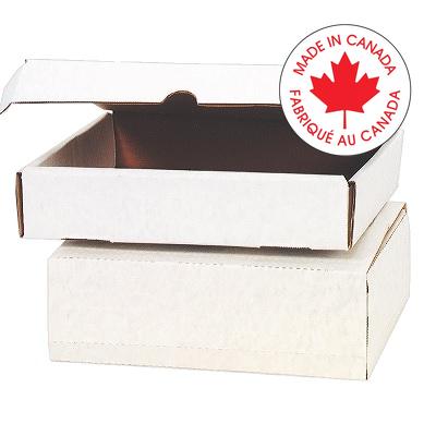 Box-Mailing, Corrugated 12 X 10.5 X 2-1/8" White - SHICMB121012