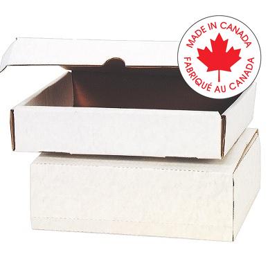 Box-Mailing, Corrugated 12 X 12.25 X 3-7/8" White - SHICMB121214
