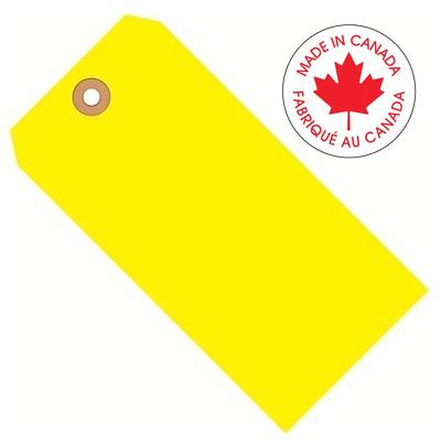 Tags-Shipping Size 8, 6-1/4X3-1/8  Yellow  1000/Ct (A53628) - SHIPTYEL8