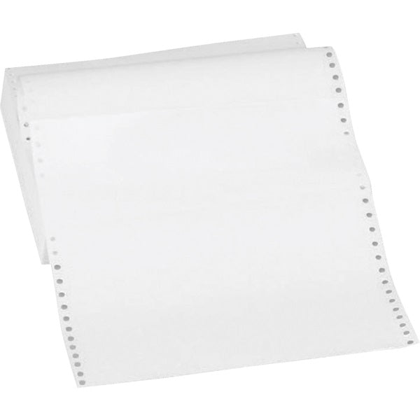 Computer Paper-1 Part 9.5X11 18Lb. Removable Edges 2600/Ct - SPR61291