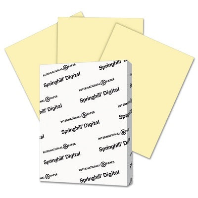 Cover Stock-Vellum Bristol Letter 67Lb Canary-36000 - SPRVCAN1952