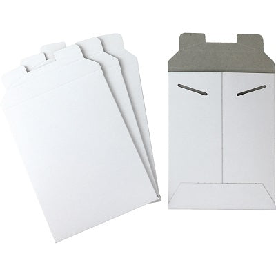 Mailer-Stayflat, 11" X 13-1/2" Lock Tab, White 100/Ct - STAF005