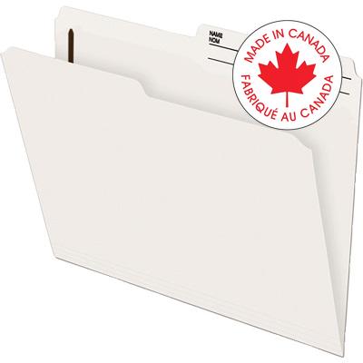 File Folder-Slim Trim With Fastener, Letter Ivory 10/Pack - STR413RT-10-10
