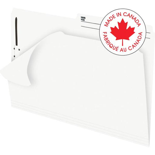 File Folder-Legal With Fastener, Right Tab, Ivory - STR613RT