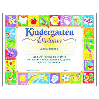 Certificate-Classic Kindergarten Diploma - T17002