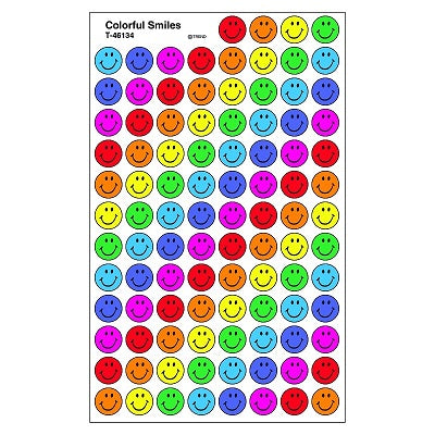 Stickers-Superspots, Colourful Smiles - T46134