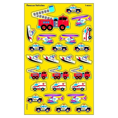Stickers-Supershapes Large, Rescue Vehicles - T46301