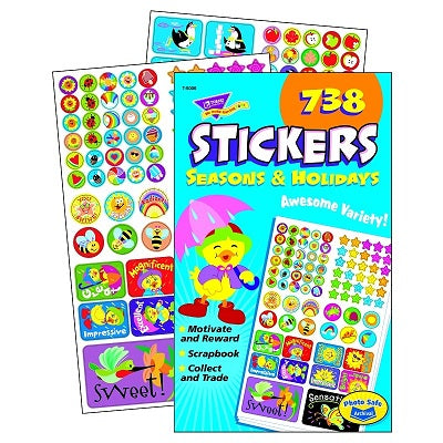 Stickers-Variety Pack, Seasons And Holidays - T5006