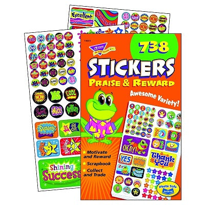 Stickers-Variety Pack, Praise & Reward - T5011