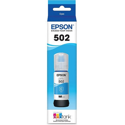 Inkjet Cartridge-Epson #502 Cyan - T502220S