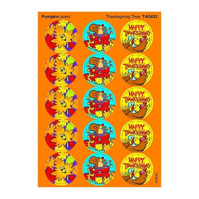 Stickers-Stinky Stickers, Thanksgiving Time (Pumpkin Scent) - T83403