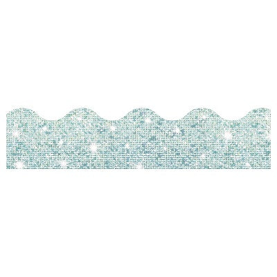 Border-Terrific Trimmers, Silver Sparkle - T91408