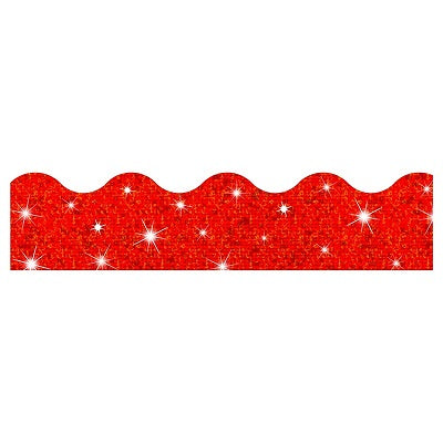 Border-Terrific Trimmers, Red Sparkle - T91410