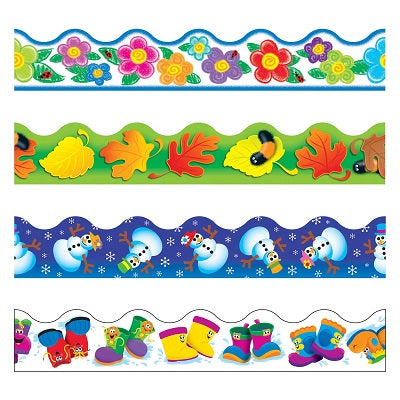 Border-Terrific Trimmers, Four Seasons, Variety Pack - T92914