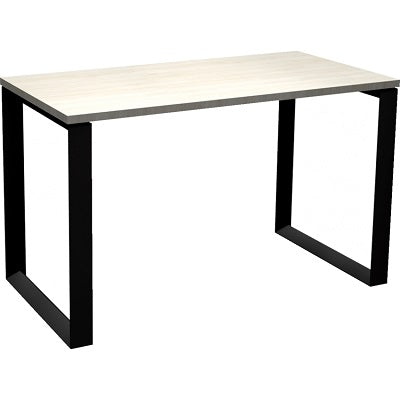 Table-Soho, Metal Loop Leg 48" X 24" Winter Wood - TBL-2448-LOOP-BL-WW