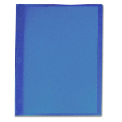 Report Cover-Poly Tang 11.5X9 Translucent Blue - TC-02-BE