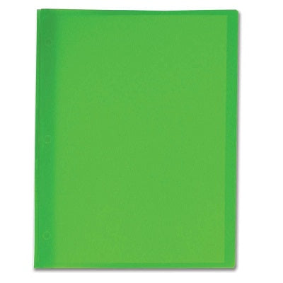 Report Cover-Poly Tang 11.5X9 Translucent Green - TC-02-GN