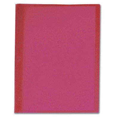 Report Cover-Poly Tang 11.5X9 Translucent Red - TC-02-RD