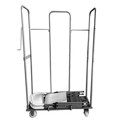 Storage Cart-Toughlite Folding Chair, Granite - TLT-CCART-GN