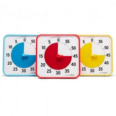 Timer-Time Timer Mod, 8" Primary Colour Set - TTMTT08BPRM3W