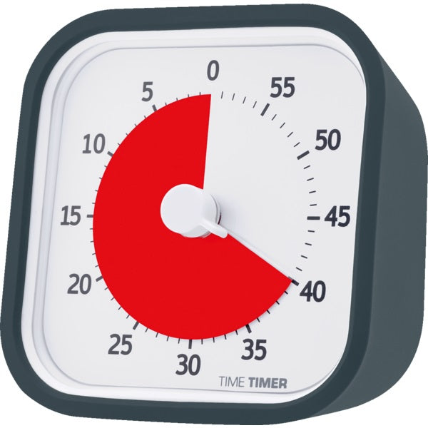 Timer-Time Timer 4" Analog, Black - TTMTTM9-W