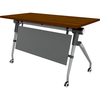Table-Tucana Premium Flip Top, 48"W X 24"D Black Walnut - TU-98B-2448TBL-BW