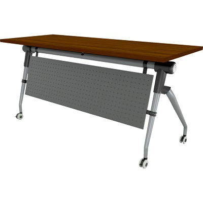 Table-Tucana Premium Flip Top, 60"W X 24"D Black Walnut - TU-98B-2460TBL-BW