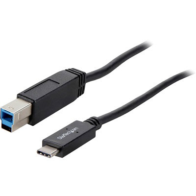 Cable-Startech, 3.0 Usb-C To Usb-B, M/M 6', Black - USB315CB2M