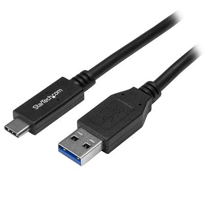 Usb Cable-Startech, Usb-A To Usb-C, 3Ft. Black - USB31AC1M