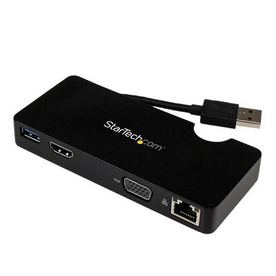 Usb Dock-Startech, Hdmi/Vga - USB3SMDOCKHV