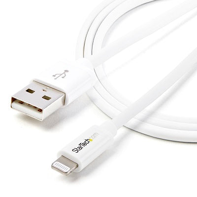 Cable-Startech, Lightning To Usb-A 3Ft. White - USBLT1MW