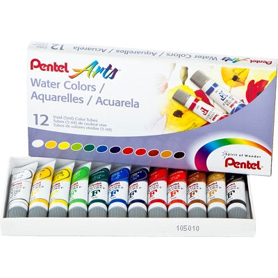 Paint-Watercolour Pentel 5Ml. 12/Pk - WFRS-12
