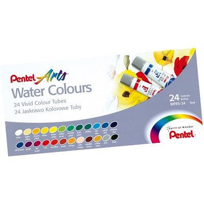 Paint-Watercolour Pentel 5Ml. 24/Pk - WFRS-24