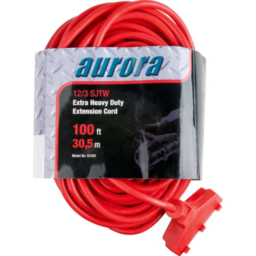 Extension Cord-Outdoor Vinyl Triple Tap Xhd 100' - XC493