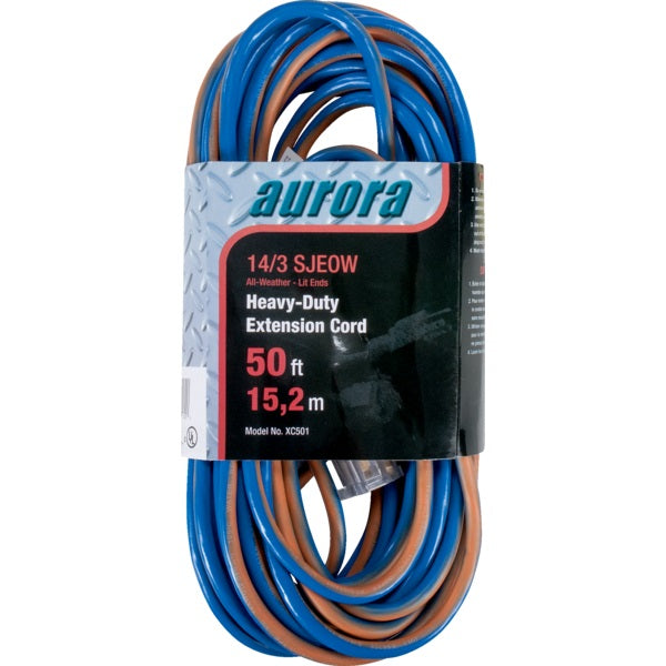 Extension Cord-All Weather Lite 50' 14/3 Single - XC501