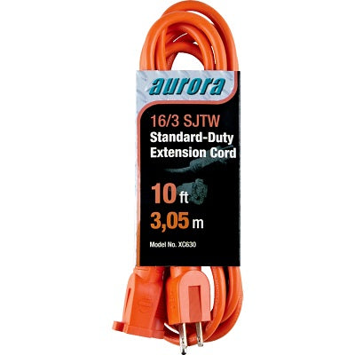Extension Cord-Indoor/Outdoor, Standard-Duty 10' - XC630