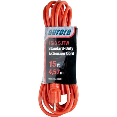 Extension Cord-Indoor/Outdoor, Standard-Duty 15' - XC631