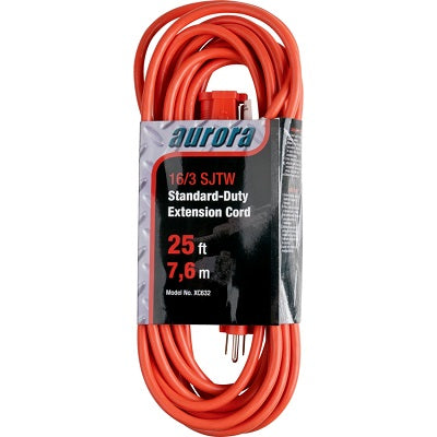Extension Cord-Indoor/Outdoor, Standard-Duty 25' - XC632