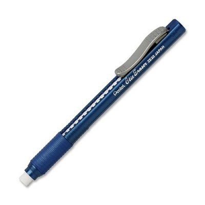 Eraser Holder-Clic Retractable, Blue Barrel - ZE22-C