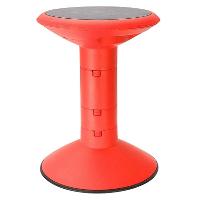 Wobble Chair, Adjustable 12-18" Red