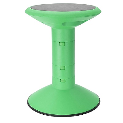 Wobble Chair, Adjustable 12-18" Green