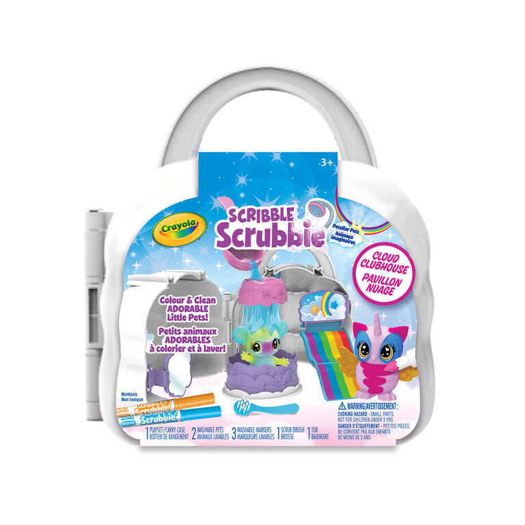 Crayola Scribble Scrubbie Peculiar Pets, Cloud Clubhouse Play Set