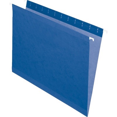 Folder-Hanging, Reversaflex, Letter, Navy,25/pk