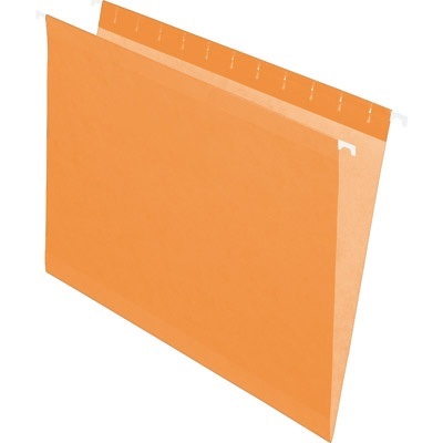 Folder-Hanging, Reversaflex, Letter, Orange,25/pk