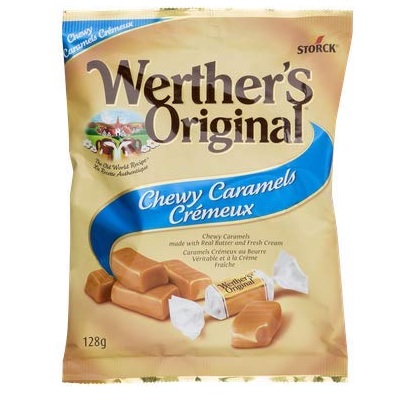 Candy-Werther'S Original Soft Creme Caramels 128G.