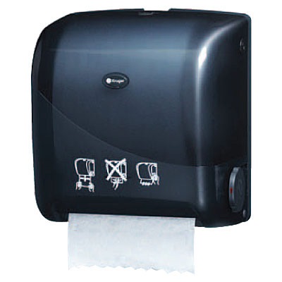 Paper Towel Dispenser-Noir Mini Touchless, Black/Smoke