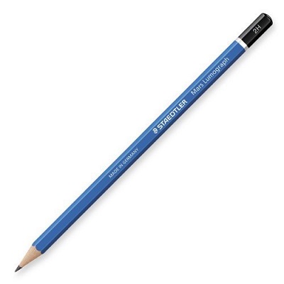 Pencil-Drawing Mars Lumograph, 2H,12/pk
