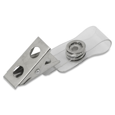 Badge Holder Clips-Alligator, 100/Pack