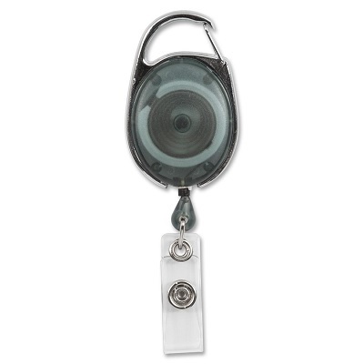 Badge Holder Reel-Carabiner 2/Pack